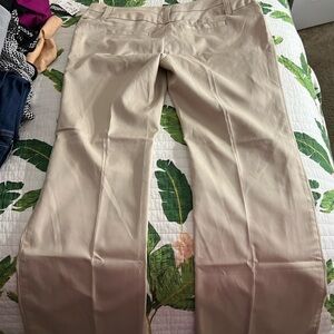 Kohl's Tan Straight Leg Pants